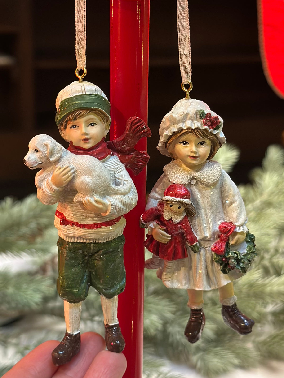 4.3" Vintage Child Ornament