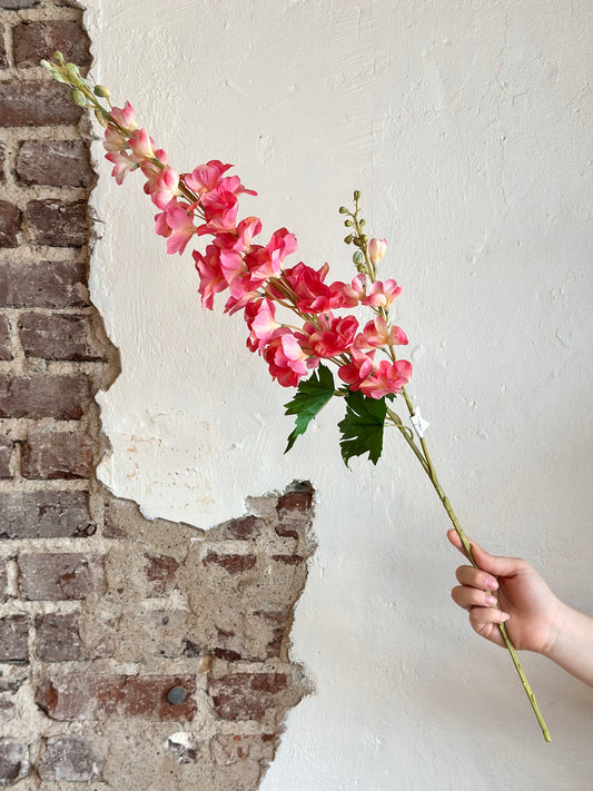 36" Real-Touch Garden Delphinium- Coral