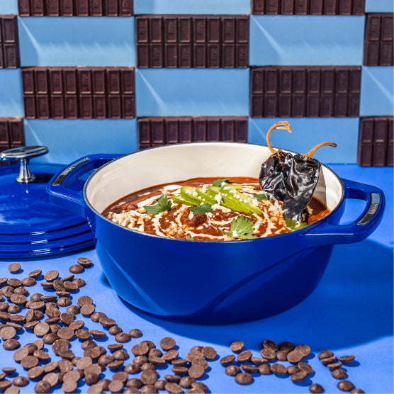 USA Enamel™ 4.5 Qt. Enameled Cast Iron Dutch Oven, Smooth Sailing