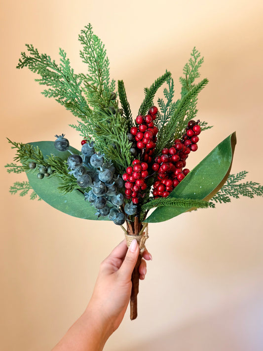 18" Fruit and Pine Bush