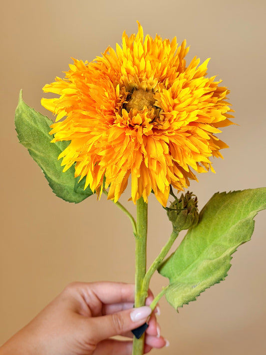 22” Yellow Aster Stem
