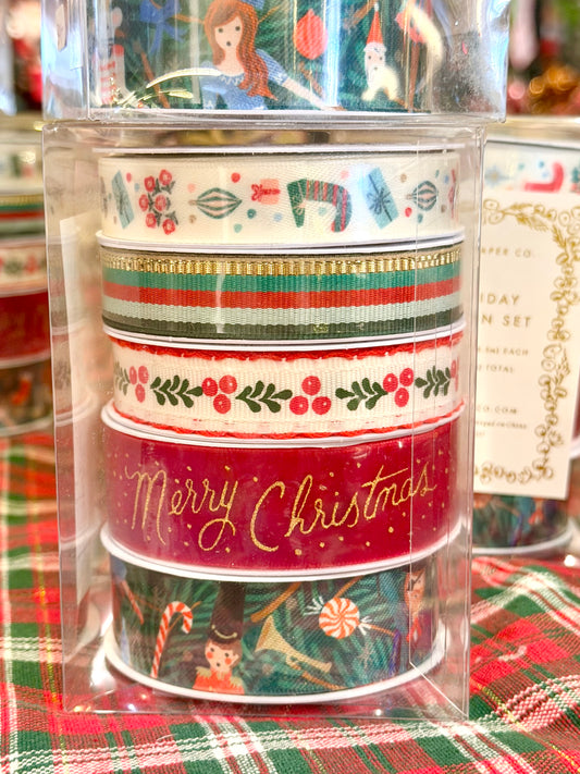 Holiday Ribbon Set of 5