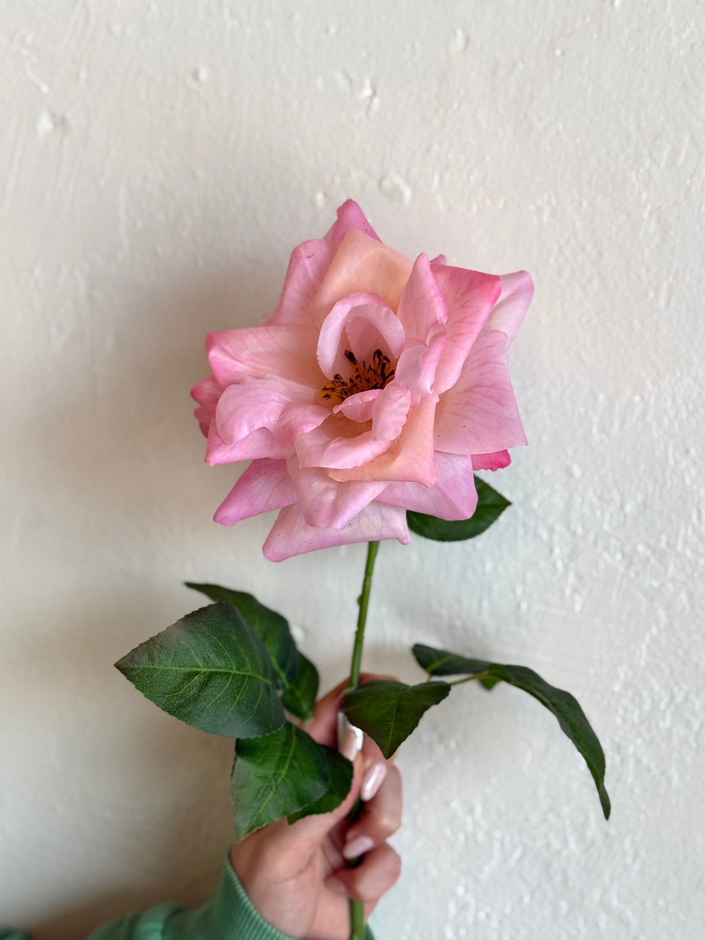 REAL TOUCH ROSE SPRAY, 27.5" (MULTIPLE COLOR OPTIONS)