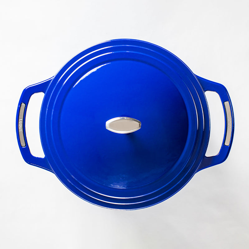 USA Enamel™ 7.5 Qt. Enameled Cast Iron Dutch Oven, Smooth Sailing