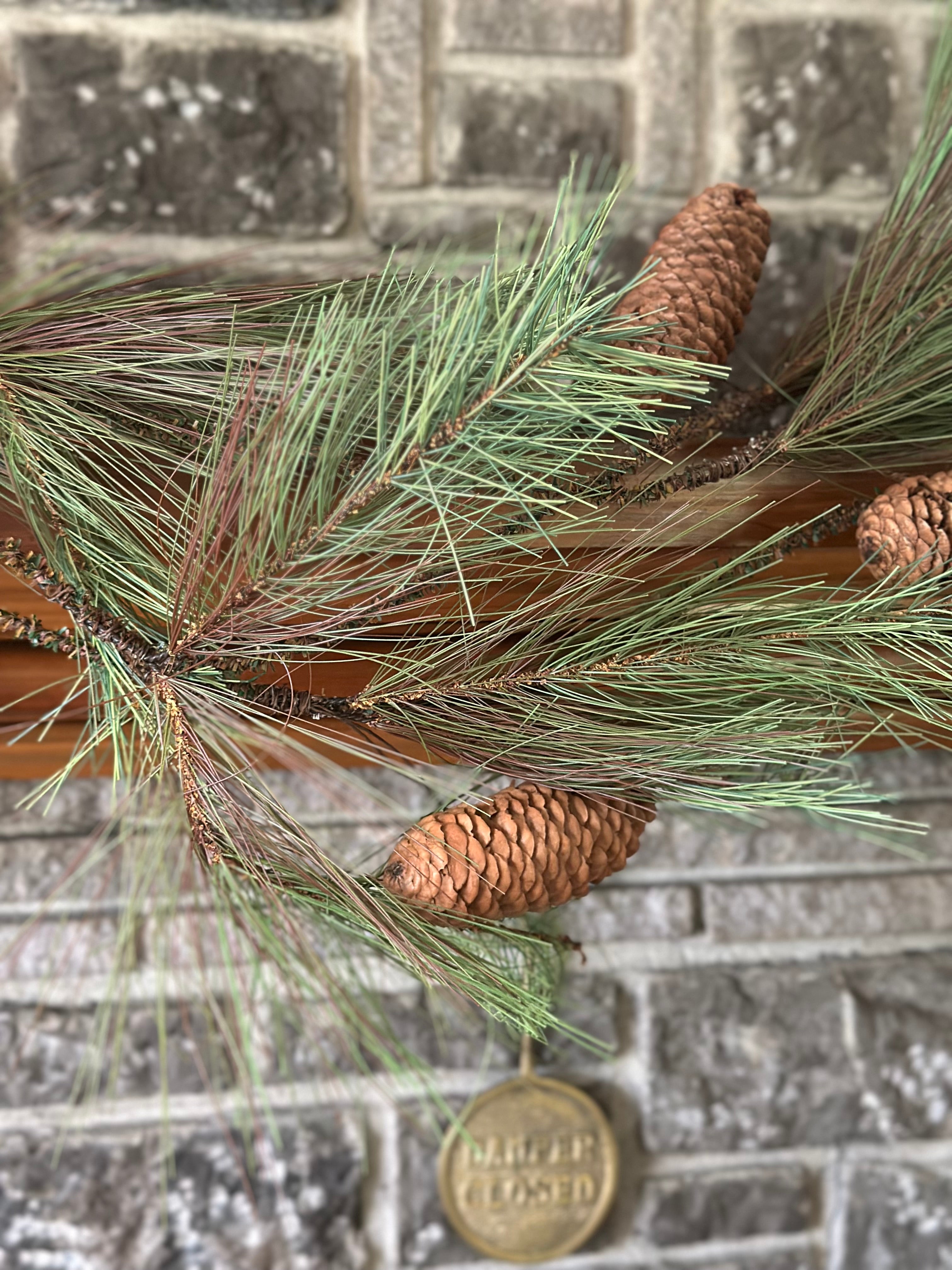 50" BRISTOL PINE DROP GARLAND