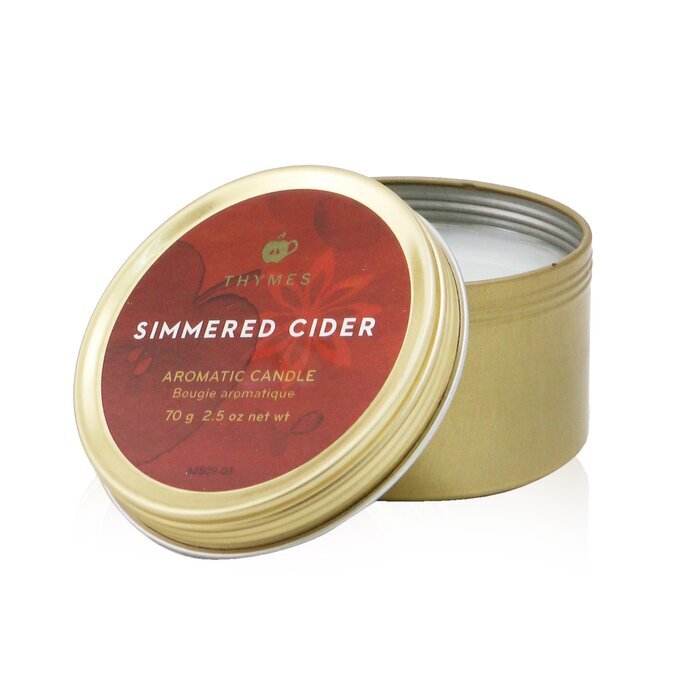 Thymes Simmered Cider Travel Tin Candle
