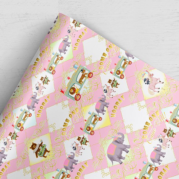 Circus Collection Gift Wrap Sheets
