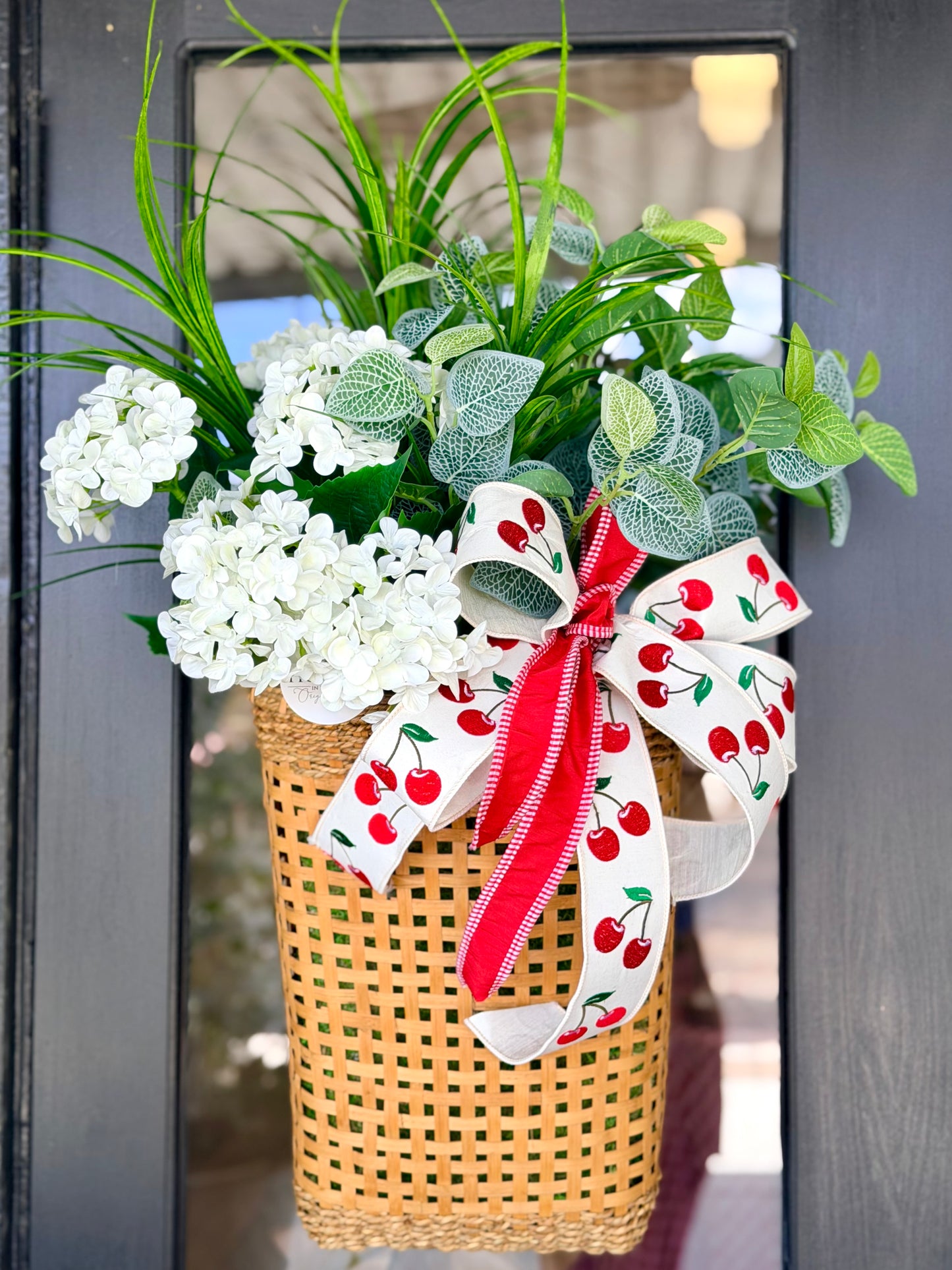 Cherry Pickin Hanging Basket