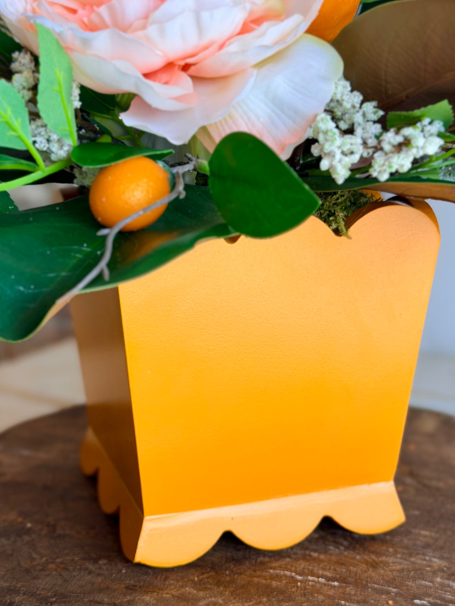 Orange and Peony Arrangement ~ Medium