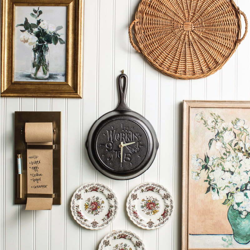 Dolly Parton 9 to 5 Skillet Clock