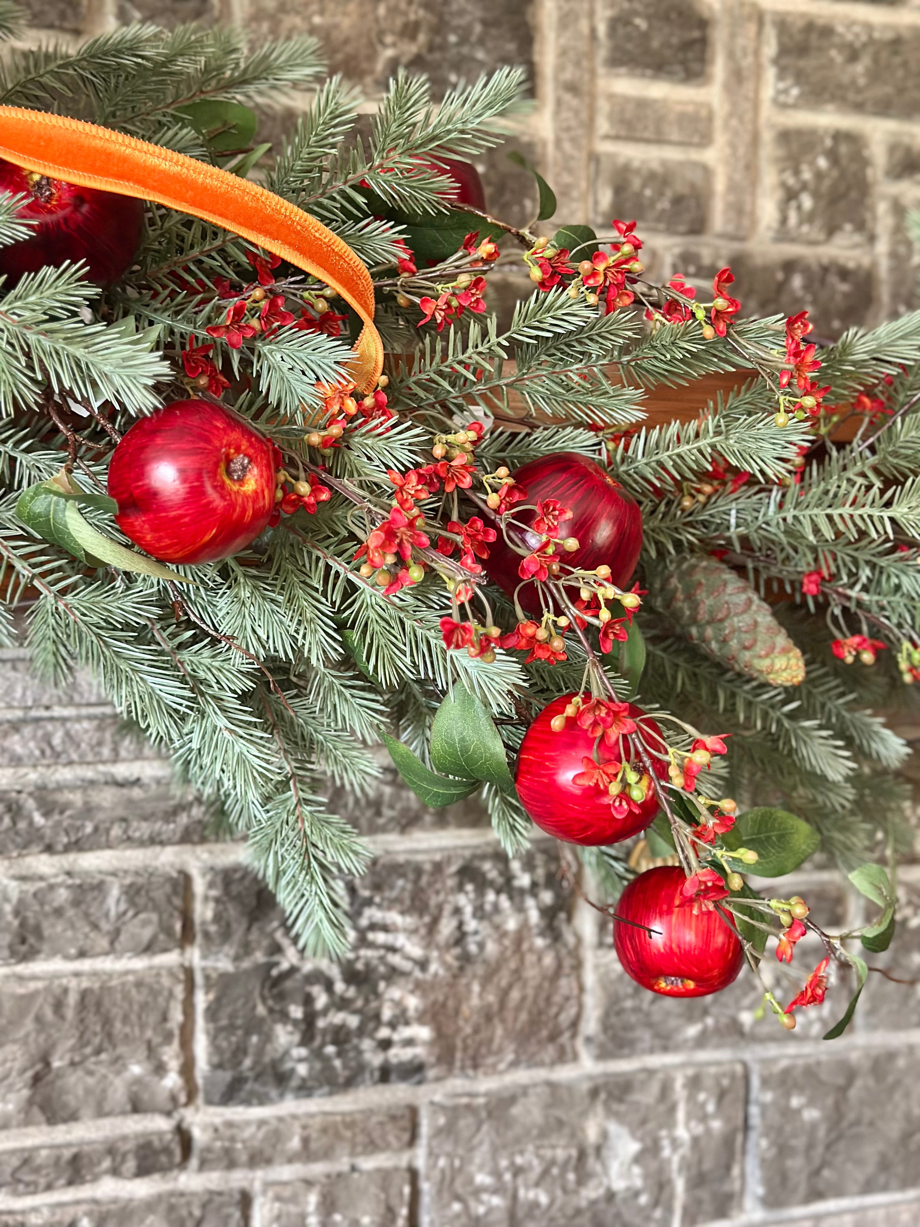 34" DAINTY WAX FLOWERS