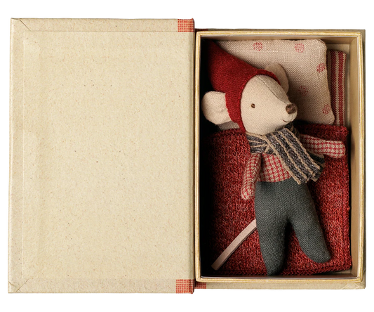 Maileg - Christmas Mouse, Baby in Book