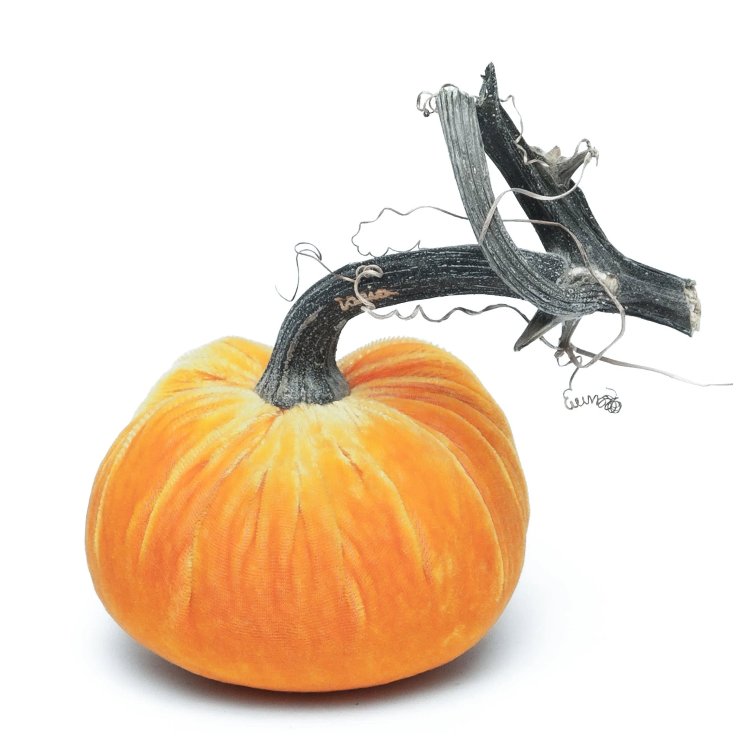 5” Silk Velvet Hot Skwash Pumpkin