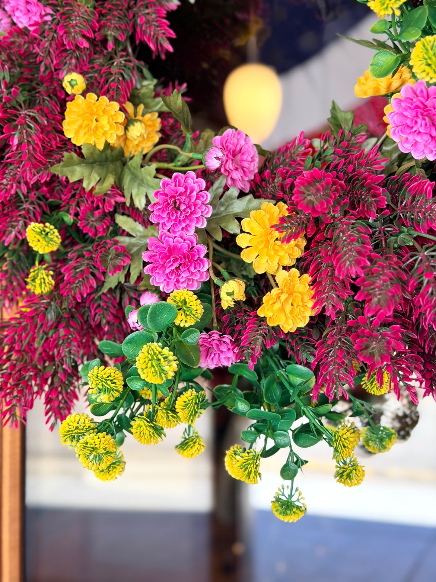 UV Wild Flower Wreath ~ Multi Color