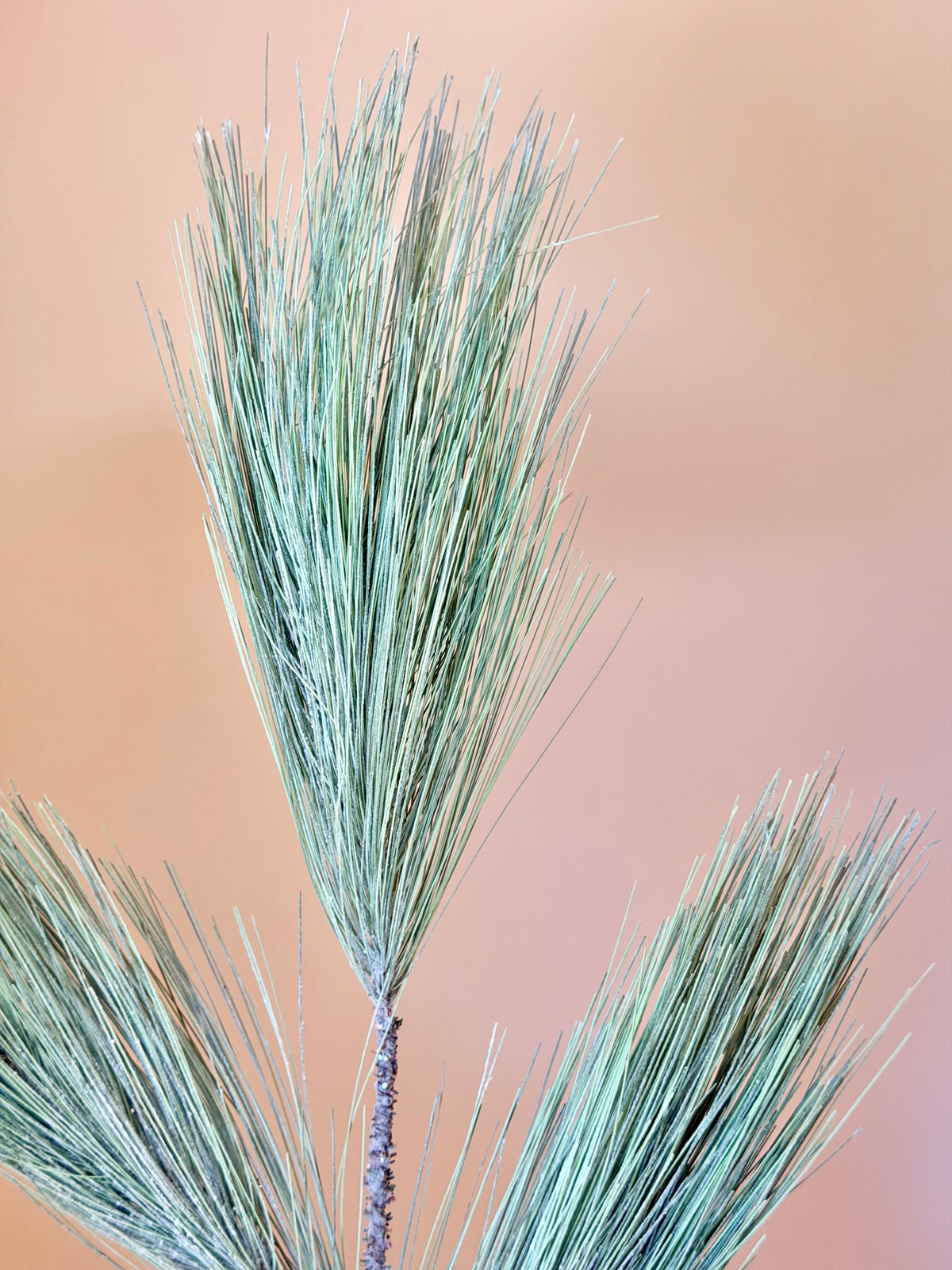 28" FROSTED LONG NEEDLE PINE SPRAY