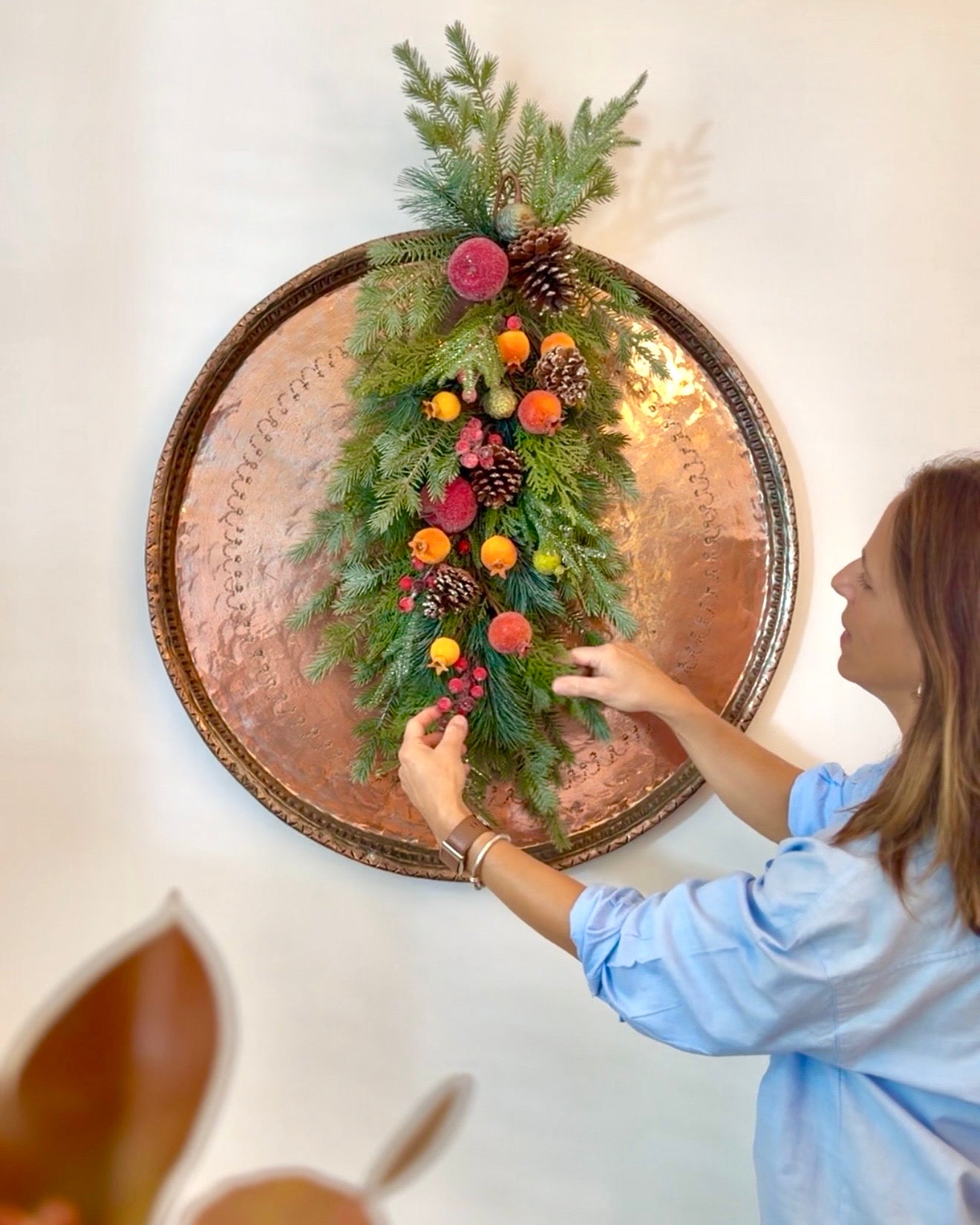 Sugared Fruit & Pinecone Drop