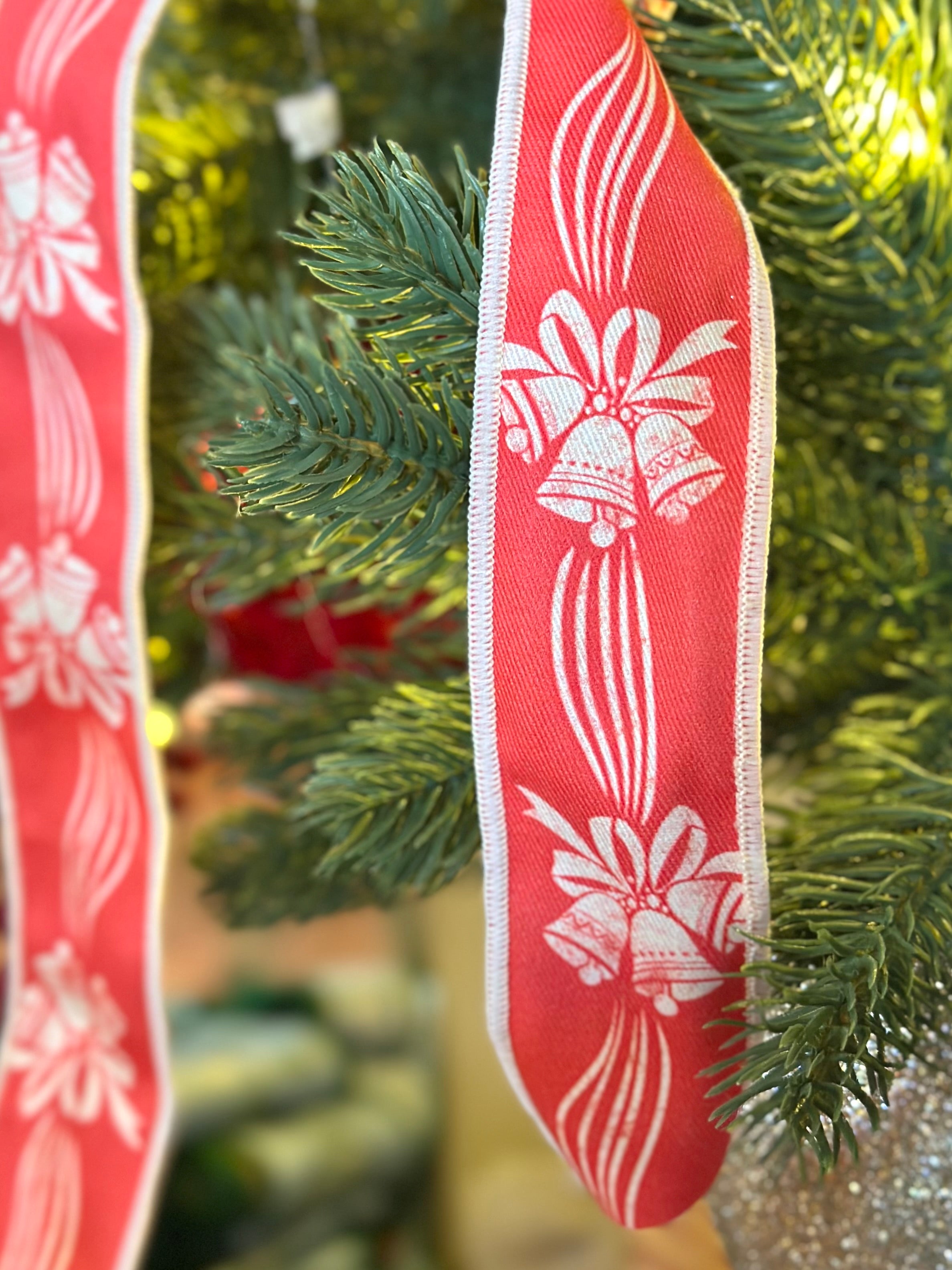Vintage Red Bells & Bows