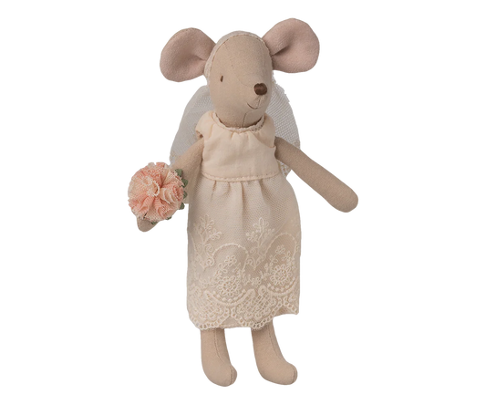 Maileg- Wedding dress, Mum mouse