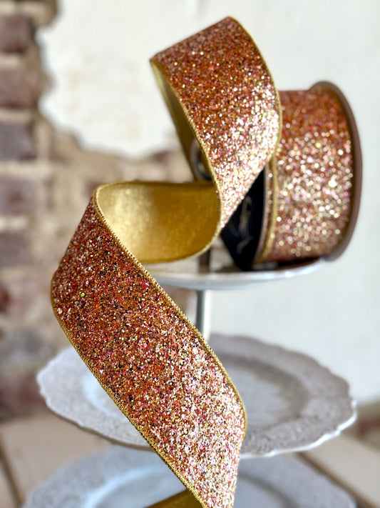 2.5" CANDY GLITTER - Sold by the yard
