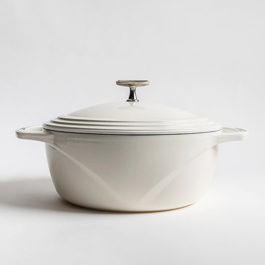 USA Enamel™ 7.5 Qt. Enameled Cast Iron Dutch Oven, Cloud Nine