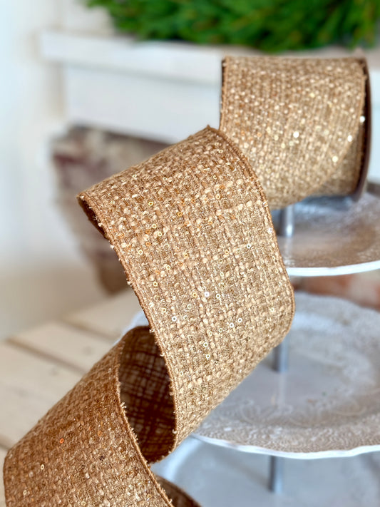 4" WINTER TWEED- CAPPUCCINO