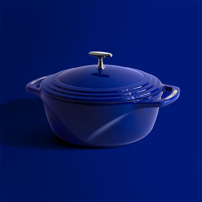 USA Enamel™ 6 Qt. Enameled Cast Iron Dutch Oven, Smooth Sailing