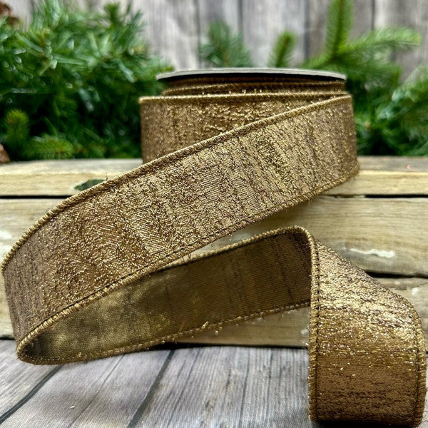 1.5" Iced Metallic Ribbon