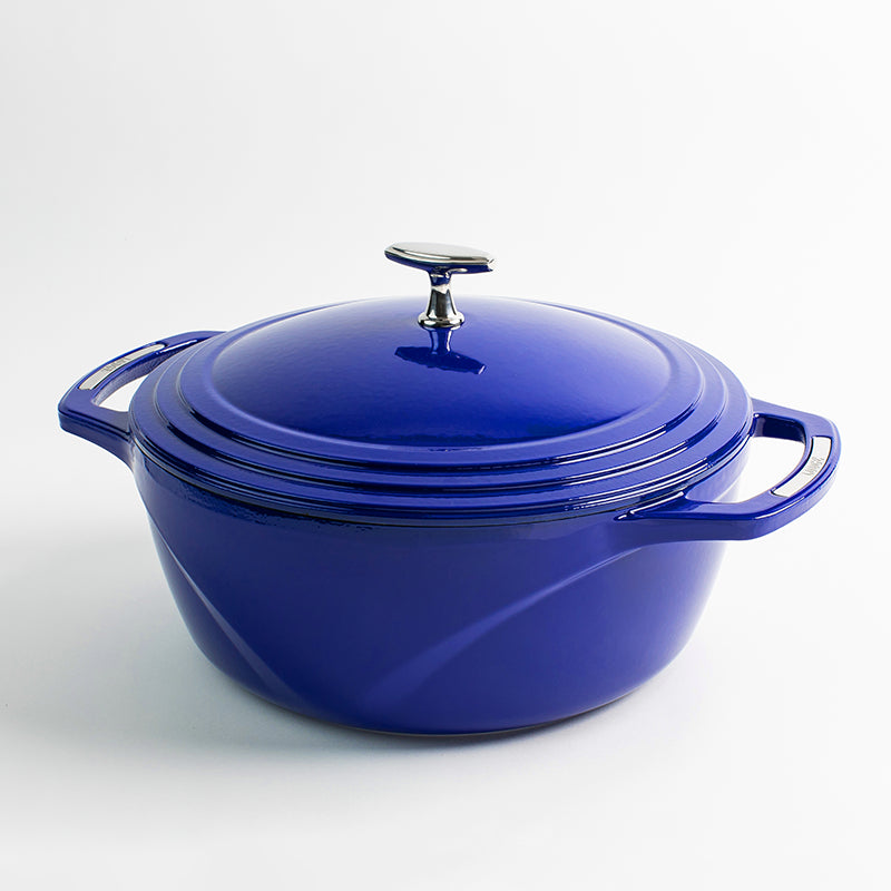 USA Enamel™ 7.5 Qt. Enameled Cast Iron Dutch Oven, Smooth Sailing