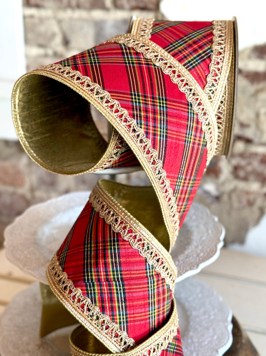 4” Multi Regal Plaid Ribbon