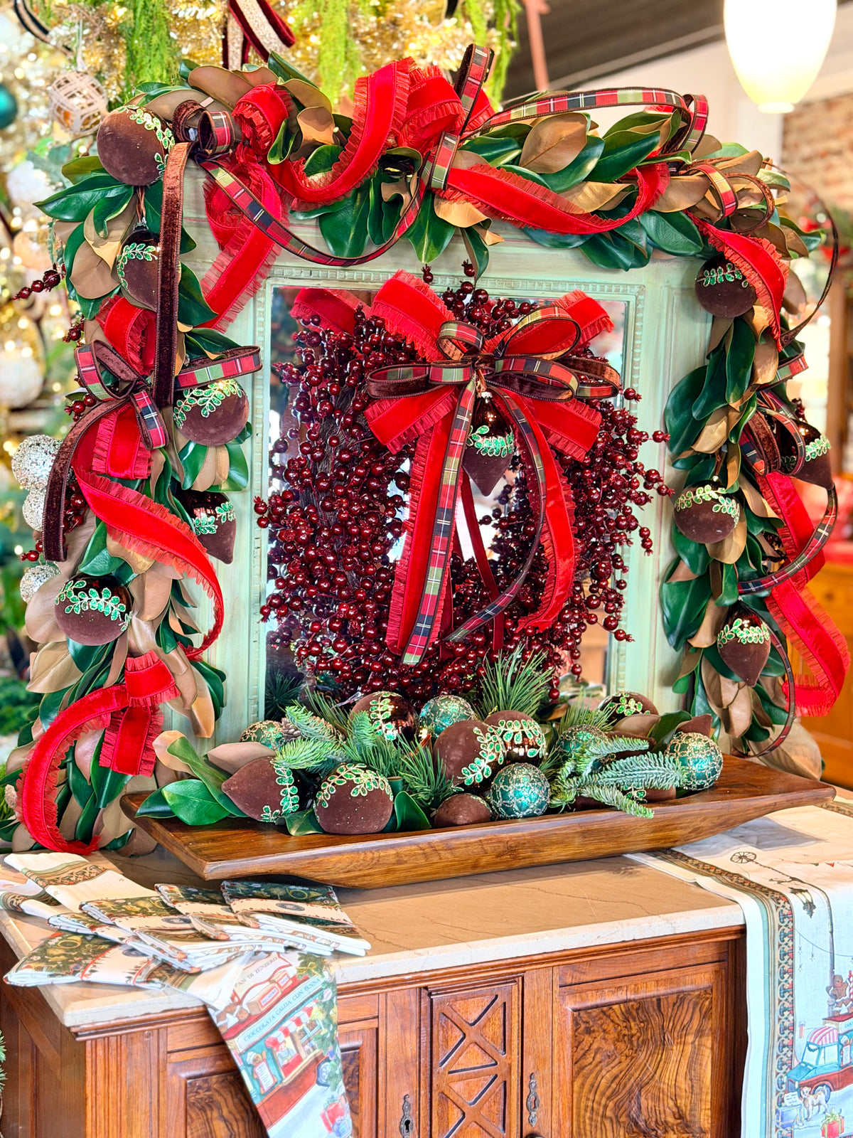 Berry Ridge Wreath & Bow