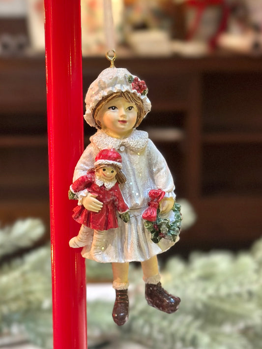 4.3" Vintage Child Ornament