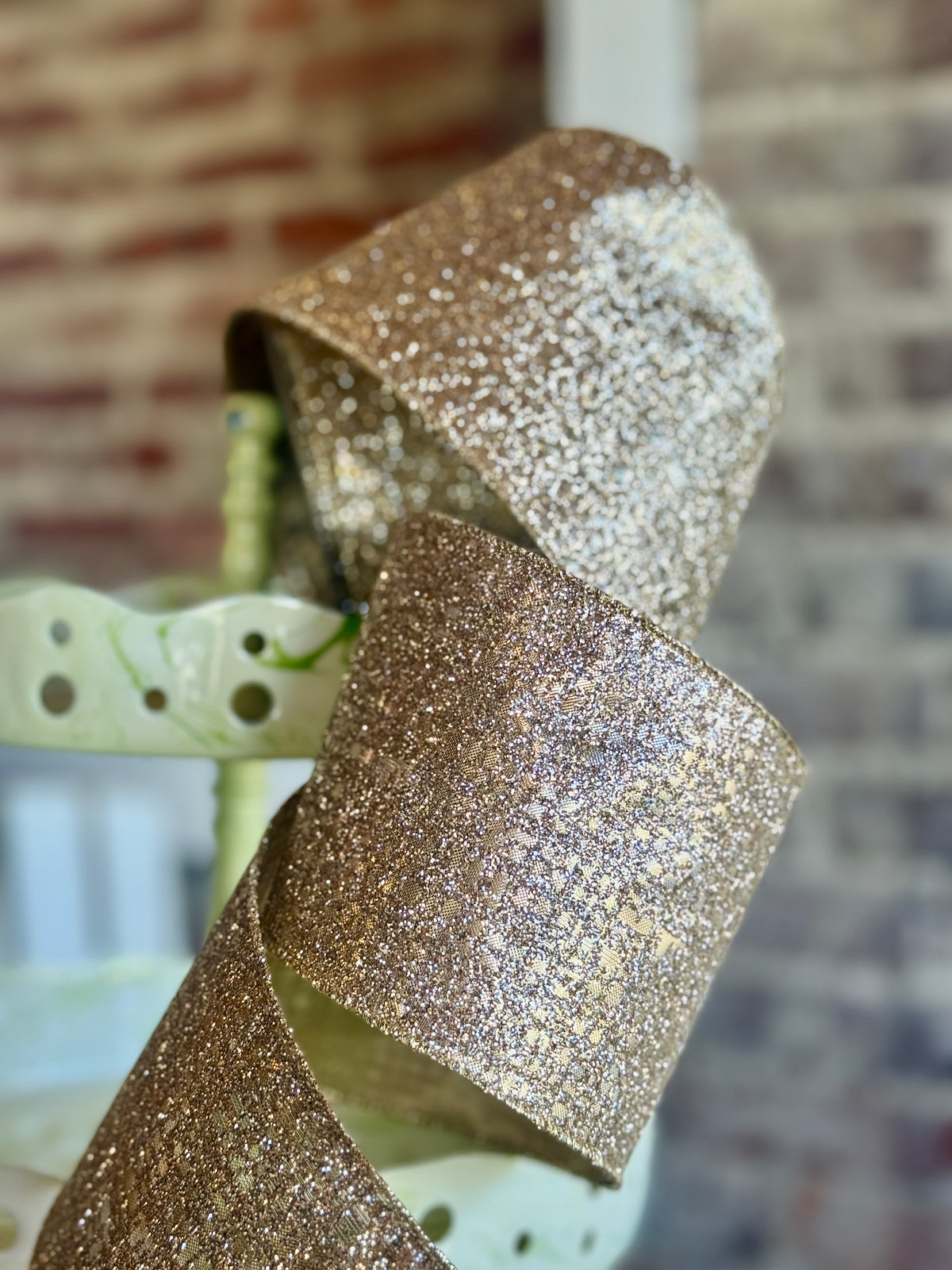 4” Graphic Glitter, SOLD BY THE YARD