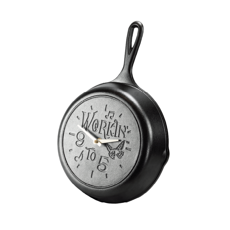 Dolly Parton 9 to 5 Skillet Clock
