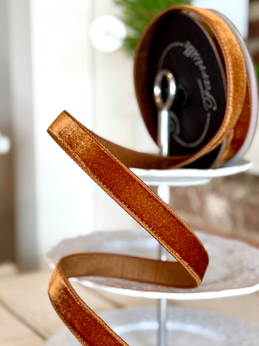 1" SPRING VELVET- PECAN