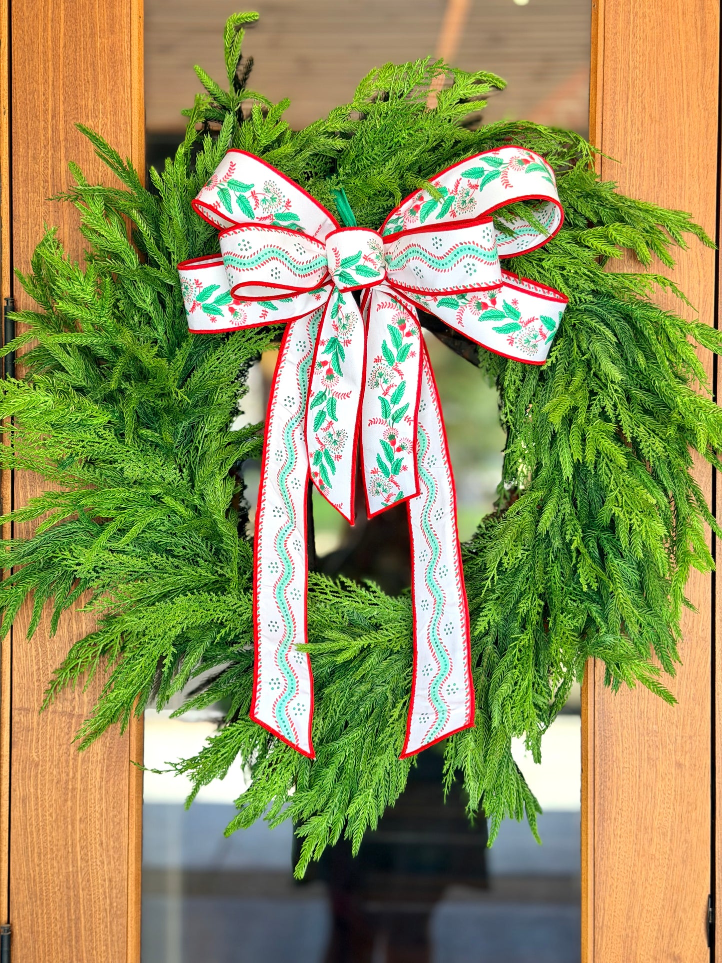 White Christmas Bow