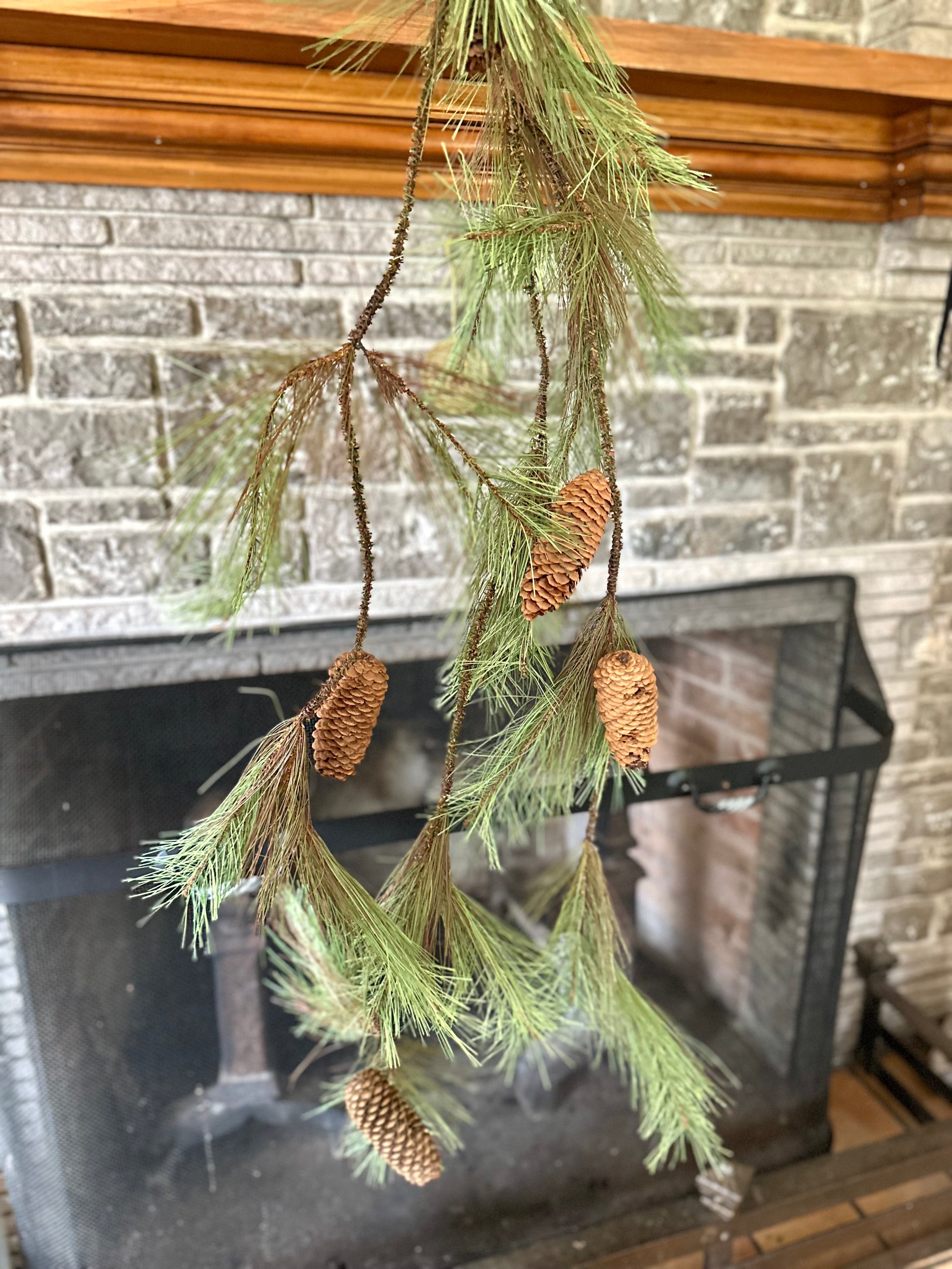 50" BRISTOL PINE DROP GARLAND