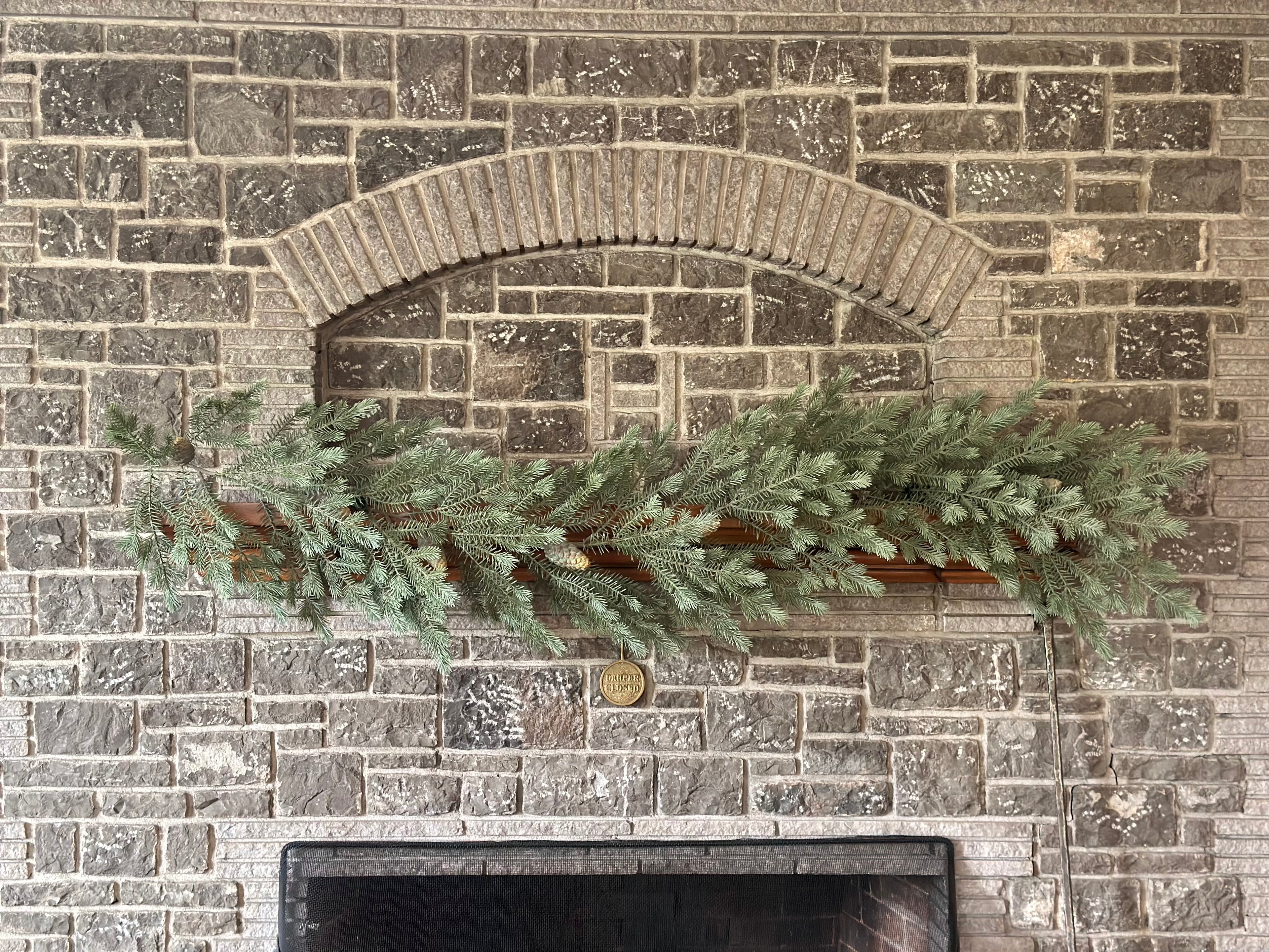 72” Wild Forest Spruce Garland with Cone