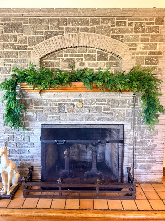 60" UV HEMLOCK GARLAND