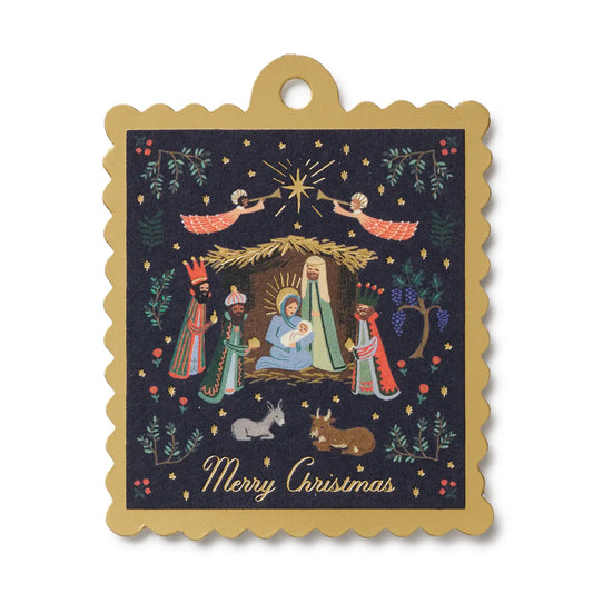 Pack of 8 Nativity Gift Tags