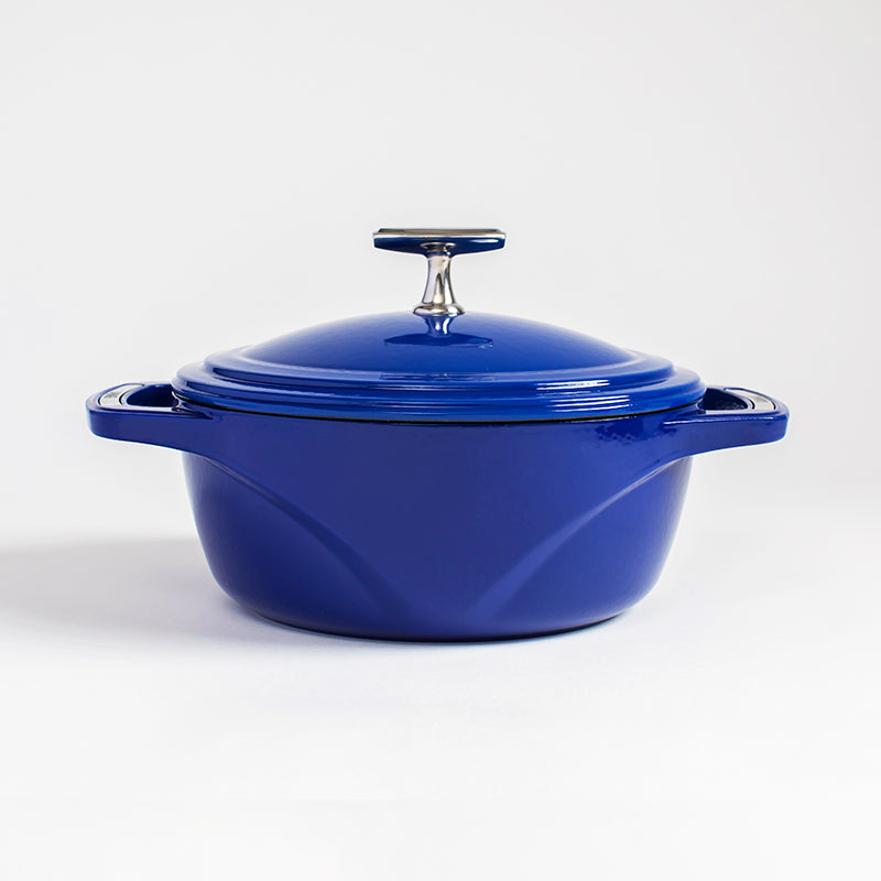 USA Enamel™ 3 Qt. Enameled Cast Iron Dutch Oven, Smooth Sailing