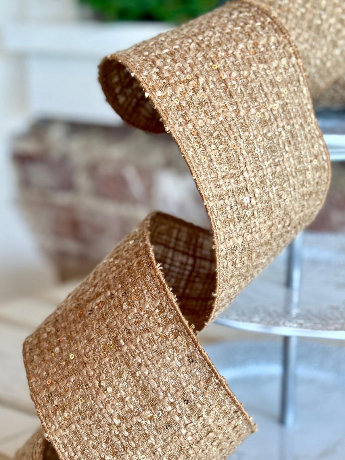 4" WINTER TWEED- CAPPUCCINO -SOLD BY THE YARD