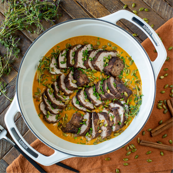 USA Enamel™ 6 Qt. Enameled Cast Iron Dutch Oven, Cloud Nine
