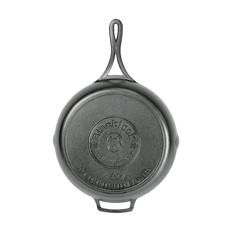 Blacklock *39* 12 Inch Triple Seasoned Cast Iron Skillet