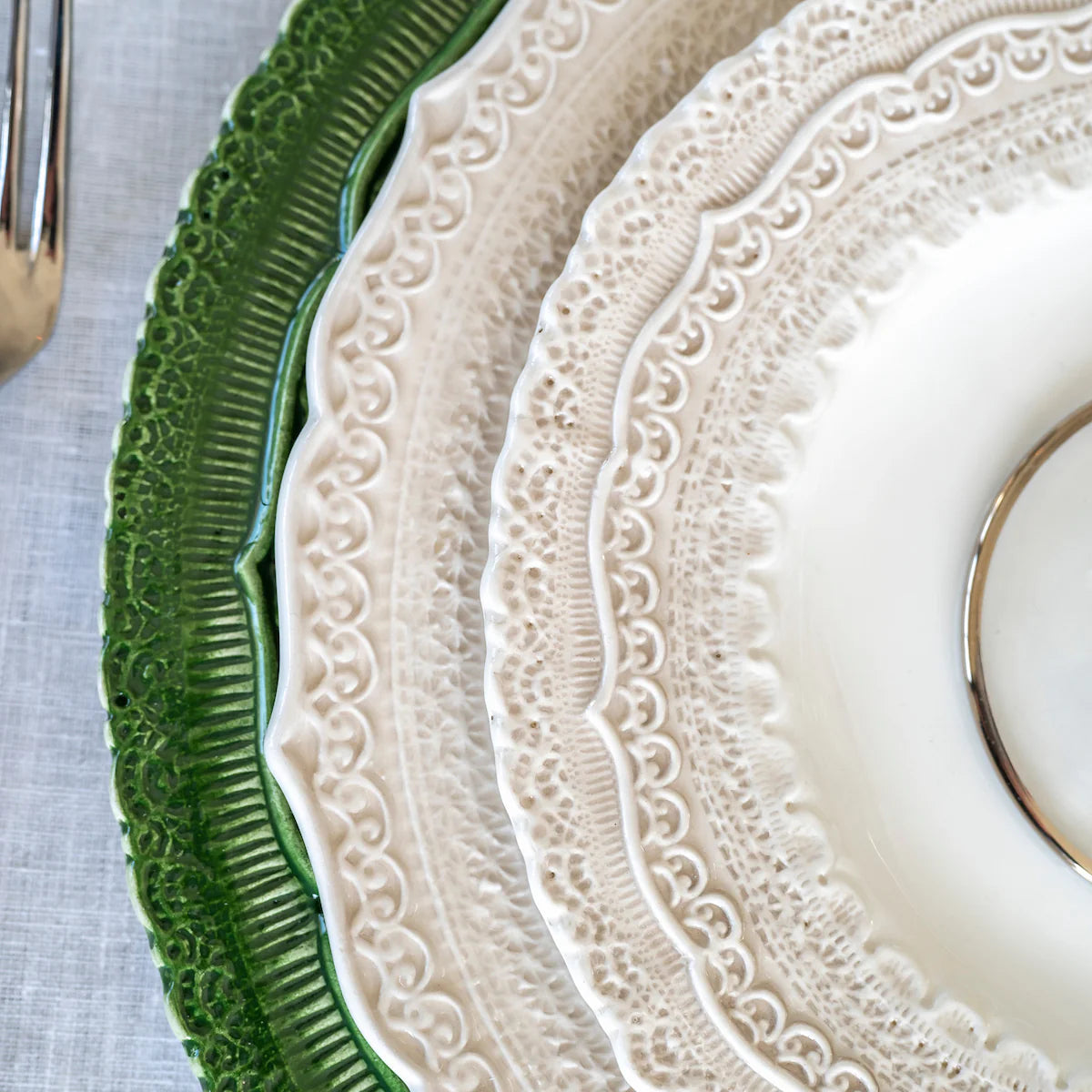 Arte Italica - Finezza Cream Dinner Plate