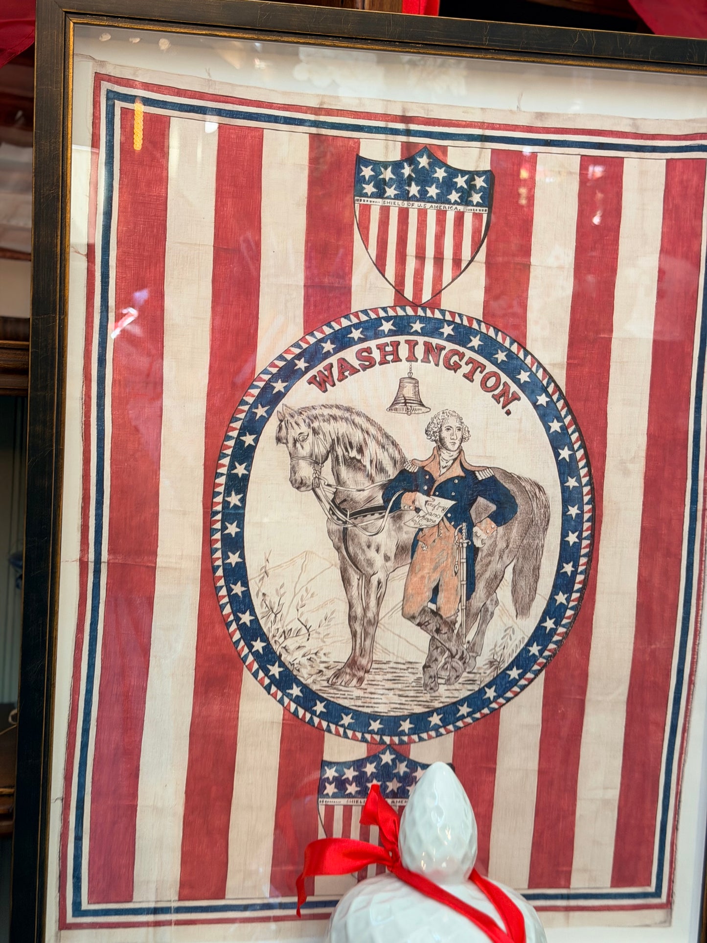 Framed Print - General Washington with Horse