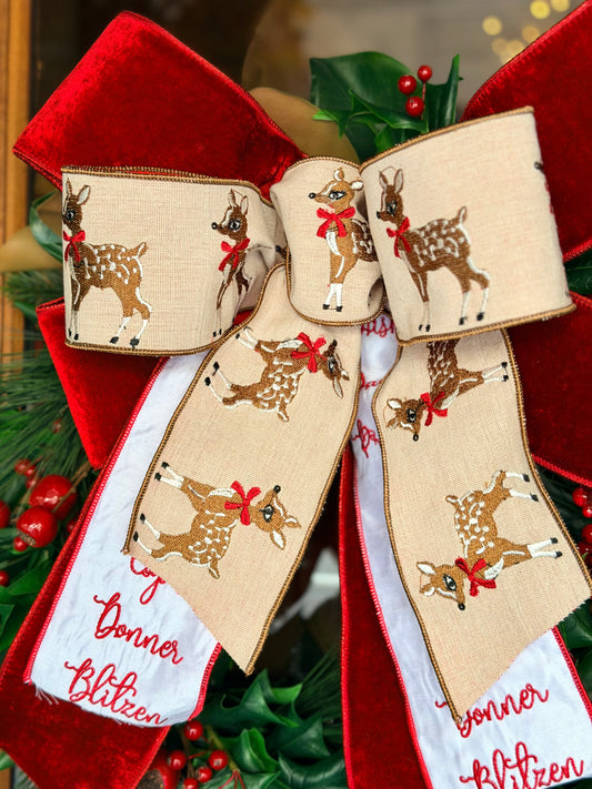 The Night Before Christmas Bow