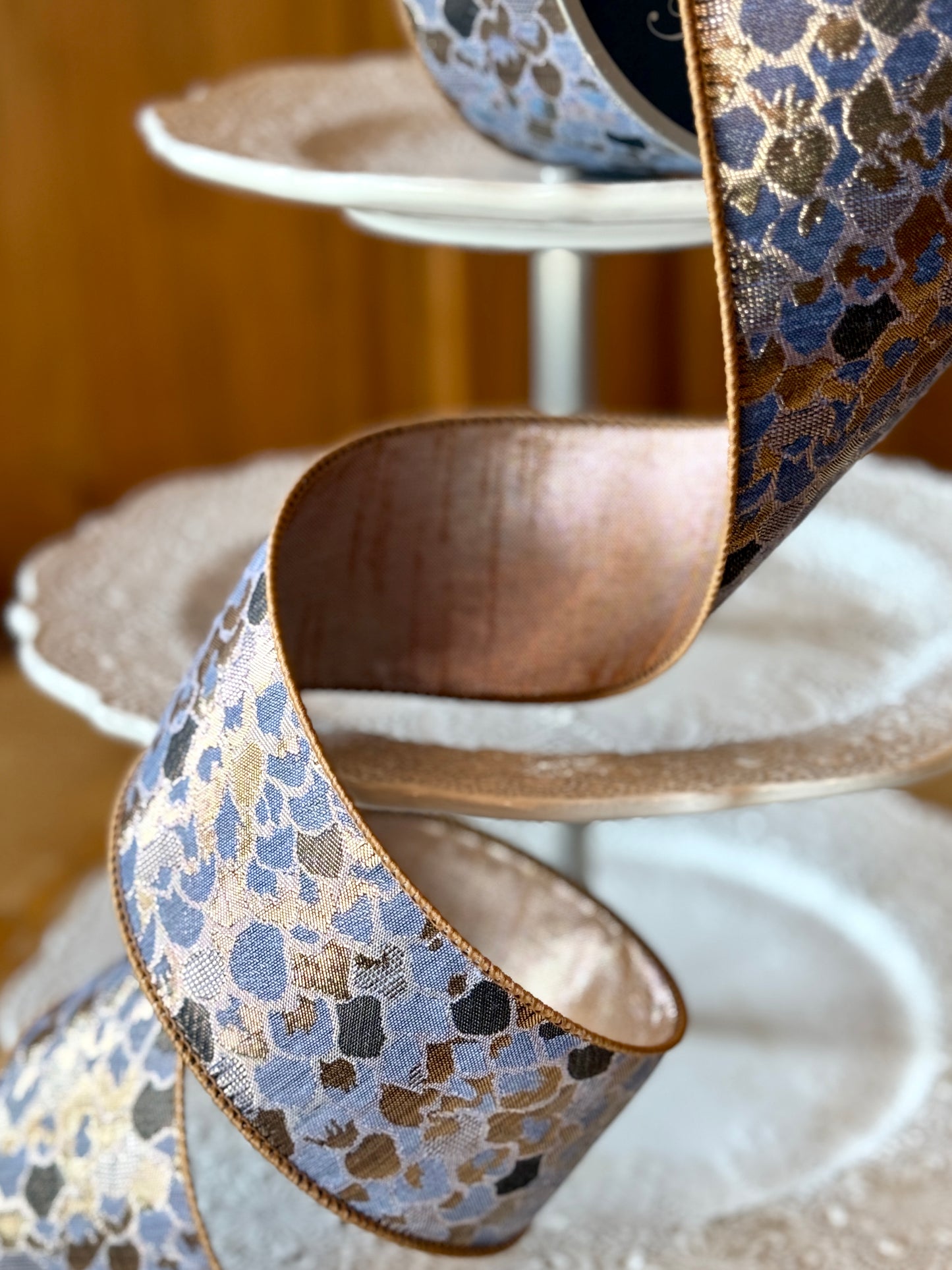 2.5” Florence Ribbon, Bronze, Sold by the yard
