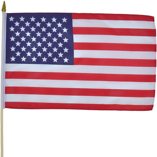 U.S. Flag 12x18 Stick Flag