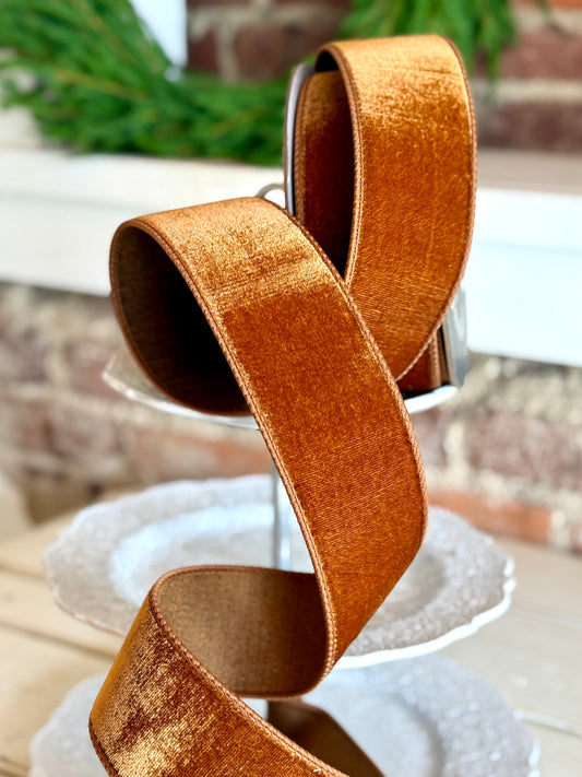 2.5" VELVET- PECAN