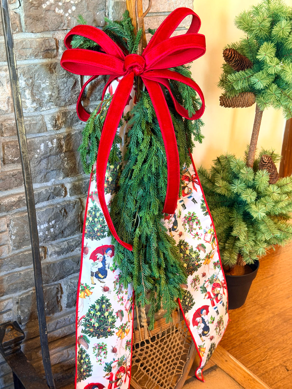 Snowy Days ~ Merry Little Christmas Vintage Design Pair
